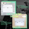 DITKOK White Magnetic Spray Booth Box, Wall Mounted Spray Booth