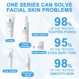 Kids Skin Care Sets & Kits,5 Piece Skincare Set for Kids,Teenage Skincare Set Girls,Contains Essence,Cream,Cleanser,Eye Cream,Toner,Milk Beauty Gift Sets for Teenage Girls,For Ladies and Girls