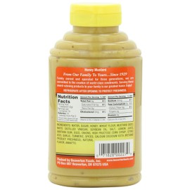 Beaver Sweet Honey Mustard, 13 Ounce Squeeze Bottle (Pack of 6)