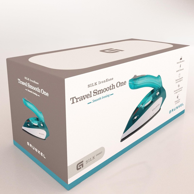 Grunkel 8426156015668 Travel Iron, Steel and Plastic, Multi-Coloured