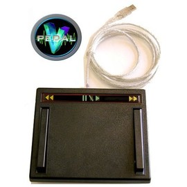 Vpedal USB Transcription Foot Pedal, 3 Function