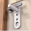Door Lever Lock Child Safety (2 Pack) White Childproof Door