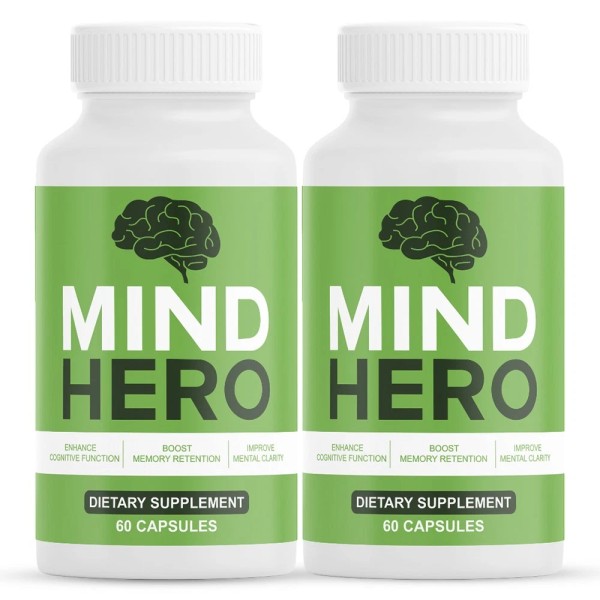 Unbranded (2 Pack) Mind Hero Brain Supplement - MindHero Brain
