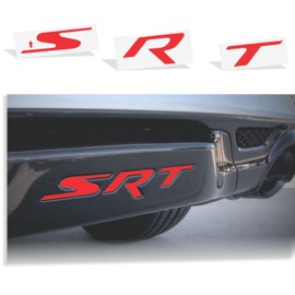 Reflective Concepts SRT Hitch Bezel Inlay Decal fits 2012-2021 Jeep Grand Cherokee SRT - (Color: Gloss Red)