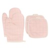 sourcing map 4 Pcs Oven Mitts and Pot Holders, 10.6