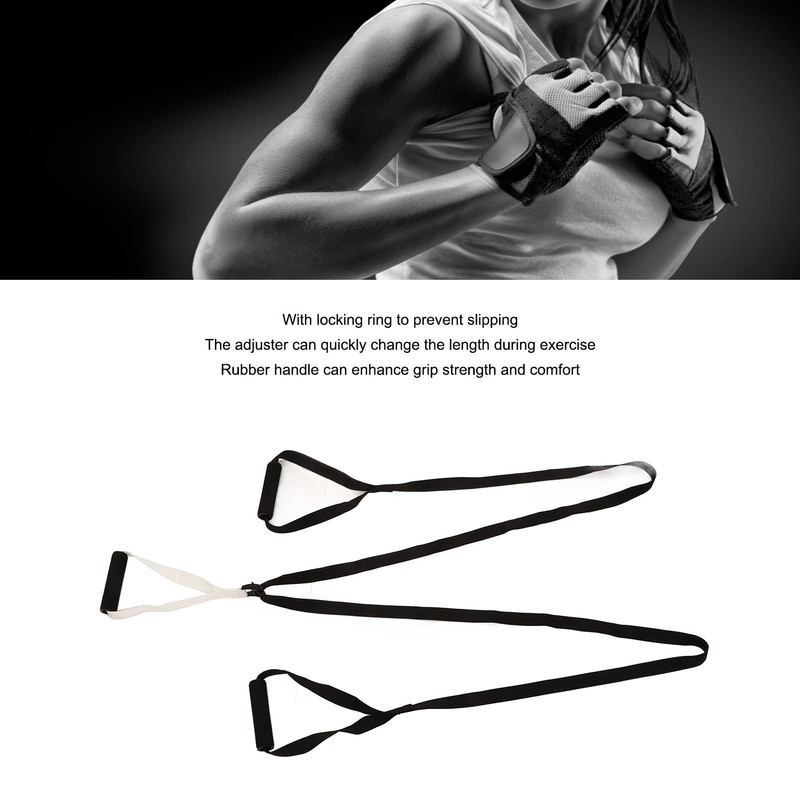 Suspension Trainer Door Attachment Fitness Stretcher Strap Anti Slip Adjustable