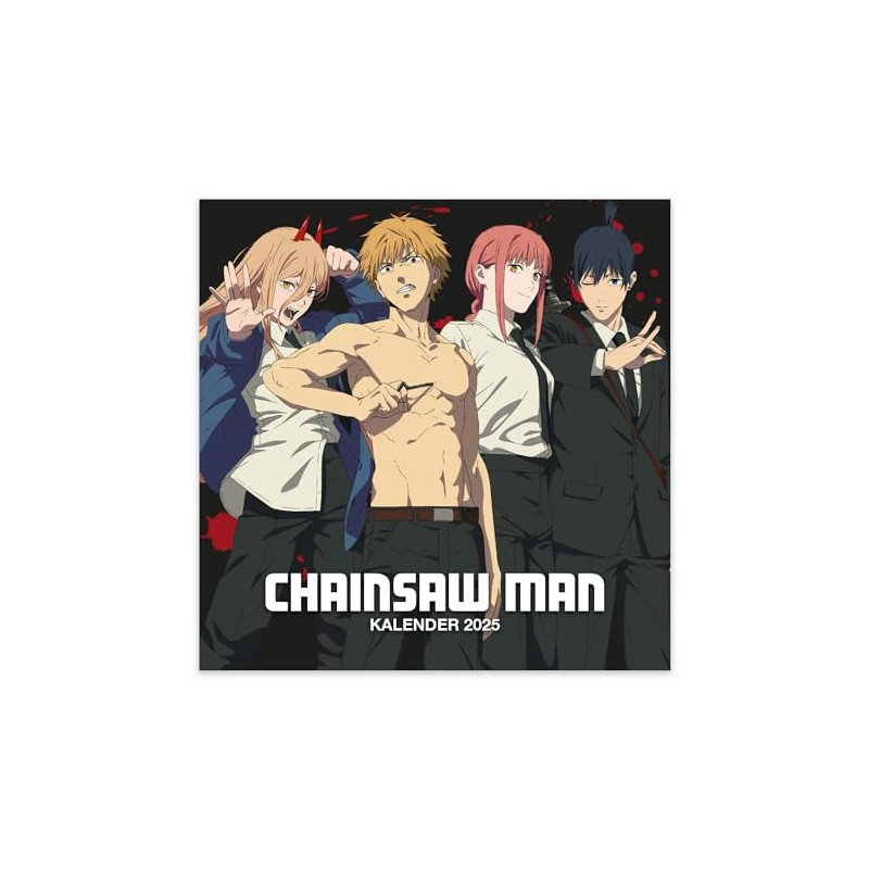 Crunchyroll - Chainsaw Man - Wandkalender 2025
