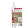 GE Advanced Silicone Caulk for Kitchen & Bathroom, White, 10