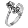 Alpha Rock Genuine Solid 925 Sterling Silver Marcasite Women's Moon