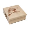 Flying Mallard Duck Square Rubber Stamp for Stamping Crafting -
