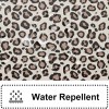 Light Beige Leopard Print Shower Curtain Fun Stylish Bath Spaces