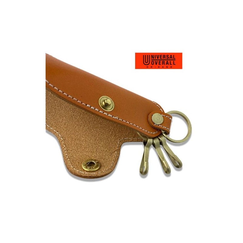UNIVERSAL OVERALL Leather Key Case, Red