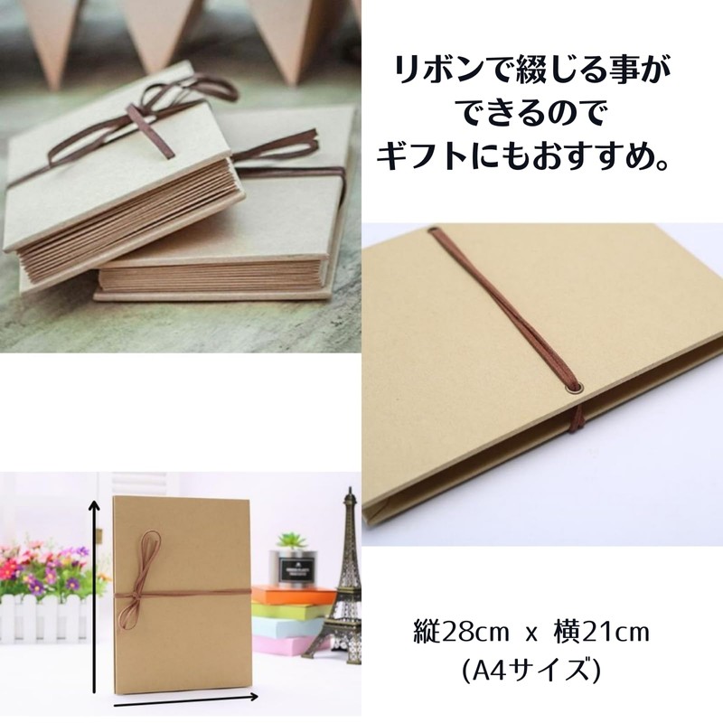 Copeflap Handmade A4 Mount Scrap Album Bellows Accordion Style with