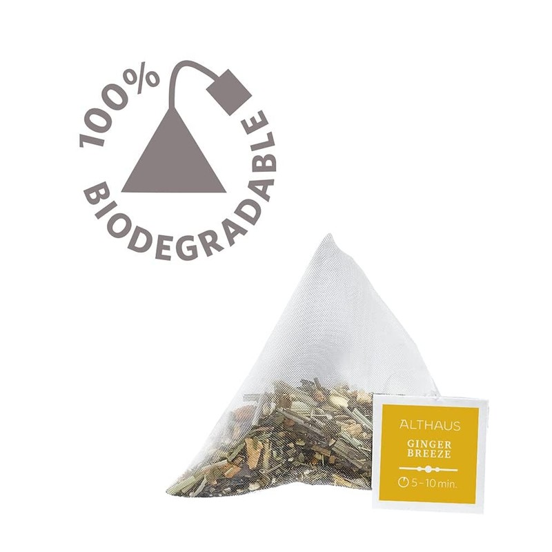 Althaus Tea Ginger Breeze ⋅ Organic Herbal Tea in Pyramid