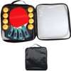 Ping Pong Paddles Set Table Tennis Rackets with 3-Star Ping