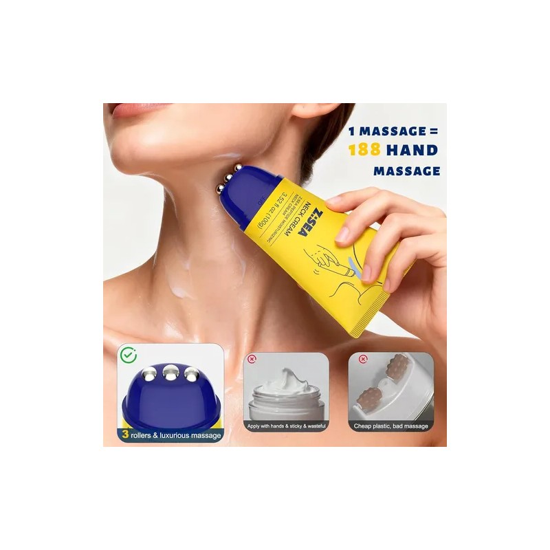 Zsea Crema Reafirmante Cuello Con Rodillo Antienvejecimient