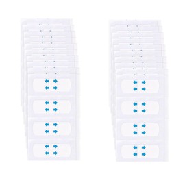 AOEVUIR 80 Stück Face Tape Face Lifting Tape Facelifting Tape Facelift Band Geeignet zur Straffung der Haut im Gesicht am Hals und an Schlaffen Augen Transparent