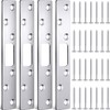 4 Pcs 6 Inch Door Strike Plate Security Latch Strike