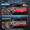 MICTUNING 60 inches Triple Row 504 LEDs Tailgate Strip Light
