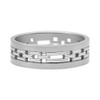 Fossil Men's Stainless Steel Ring, Stainless Steel, No Gemstone
