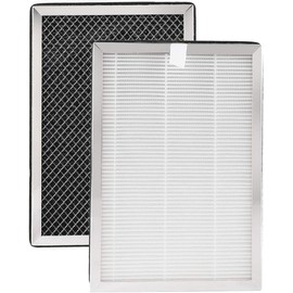 Replacement Filters 2 Pack,3-in-1 Filters Compatible with 25 Air Purifier Series Filter S1/W1/B1, H13 True HEPA and Activated Carbon Filters