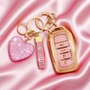 Nomiyo Key Fob Cover with Diamond Bling Keychain for Women,