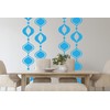 Mid-Century Modern Ogee Retro 70s Wall Decals - 80"H x