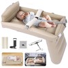 Kids Airplane Bed, Inflatable Plane Seat Extender for Toddler, Kids