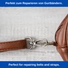 Snap Hook with Screw Clasp, 6 Pieces, 13 mm D-Ring