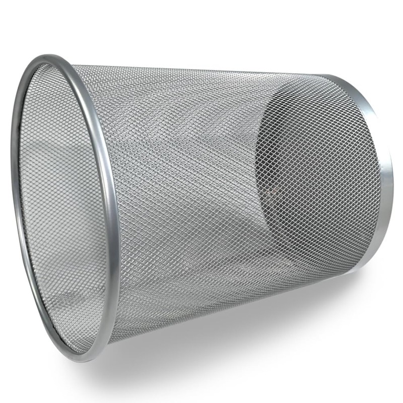 Ram® 20L Circular Mesh Bin Office Home Garbage Can Bin