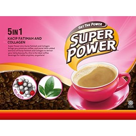 Super Power Paquete De 2Marca MalayaCafé Instantáneo Premium 5 En 1 Con Extracto De Hierbas De Kacip Fatimah  ColágenoDelicioso Impulso De La Salud...