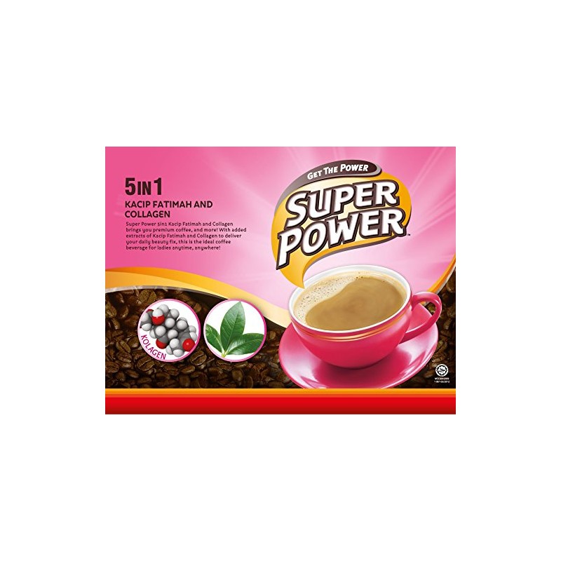 Super Power Paquete De 2Marca MalayaCafé Instantáneo Premium 5 En