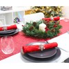 Christmas Concepts® Set of 4 Silver Napkin Rings – Luxury