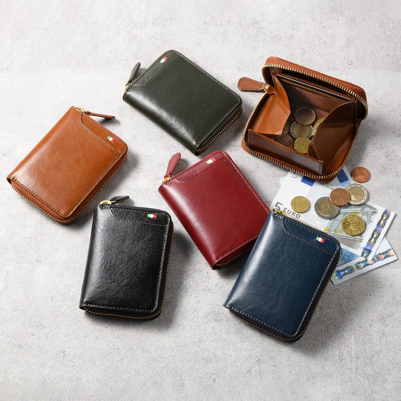 Milagro cas530 Tamponato Leather Box Coin Case (Wallet, Men's, Coin