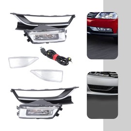 CHUNILLE Front Foglights Driving Lamps LH+RH Pair Halogen 56D.941.700, 56D.941.699 Compatible With Volkswagen Passat 2012 2013 2014 2015