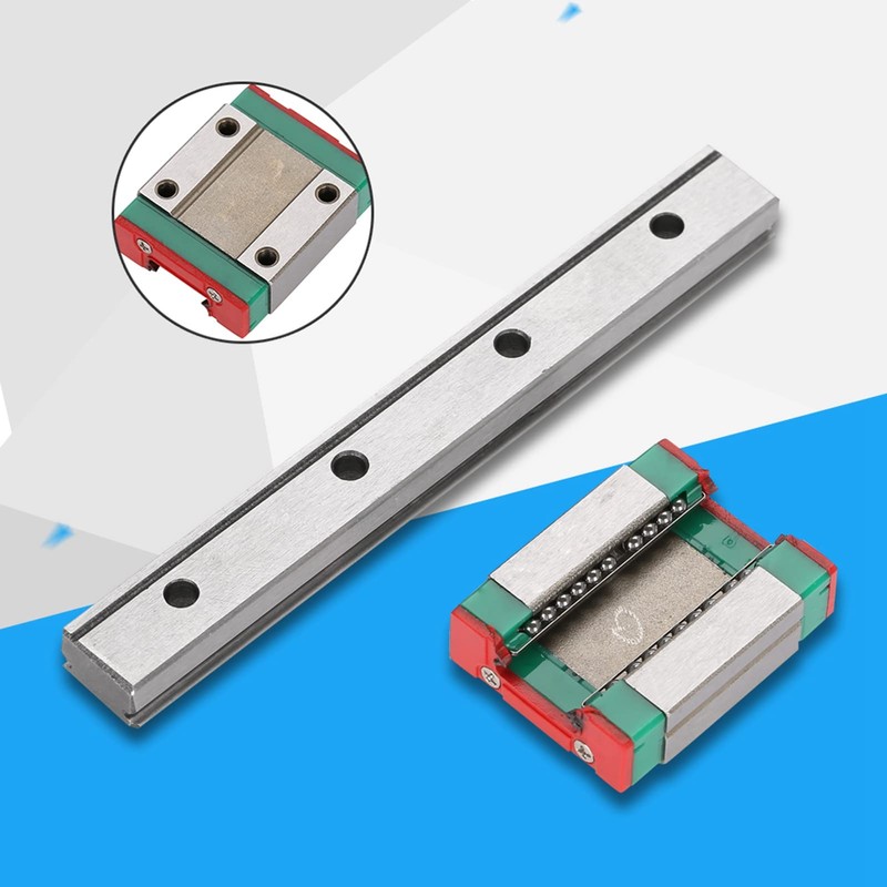 Fafeicy Miniature Linear Guide 12 mm Width + Sliding Block