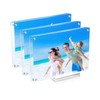 JUOIFIP 3 Pack Acrylic Picture Frame 4×6 Clear Double Sided