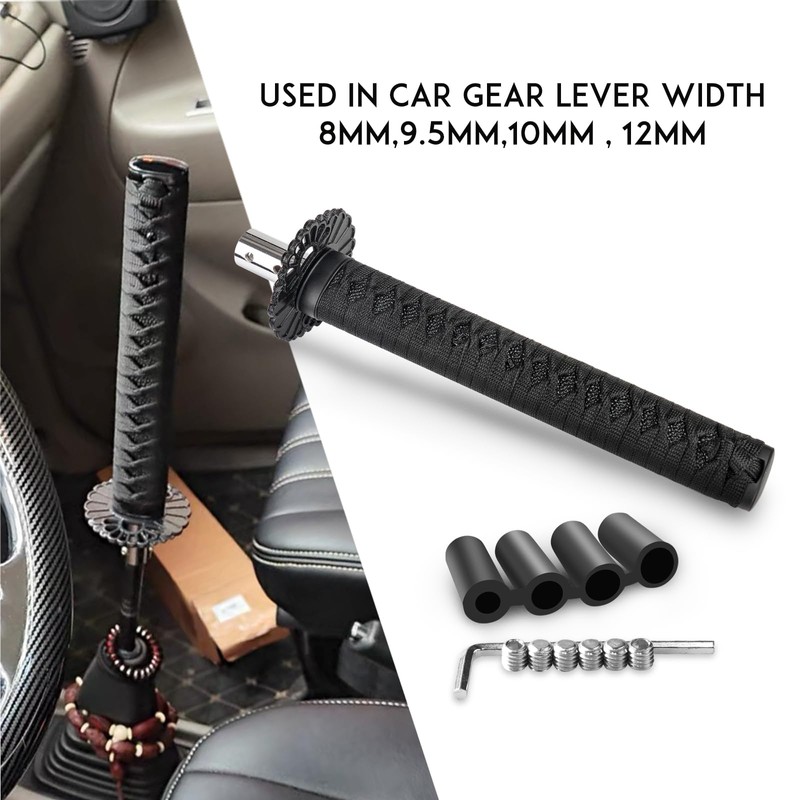HTRACING Katana Gear Shift Knob Samurai Sword Shifter Knob Universal