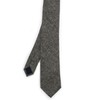 Ruth&Boaz Men's Wool Blend Skinny Necktie Tie (Tweed Black)