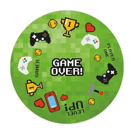 Anniversary House Pack of 75 Gaming Party Cupcake Baking Cases | J144,Green & Black