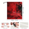 Old Grunge Albania Flag Neck Gator Warmer Windproof Face Cover