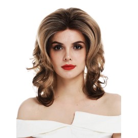 WIG ME UP - DW2015-LF-27SP613YP8 Women's Wig Lace Front Lace Glamorous Voluminous Wavy 80s Diva Blonde Platinum Brown Balayage