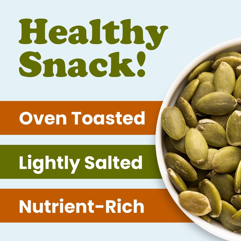 Food to Live Organic Dry Roasted Pumpkin Seed Kernels with