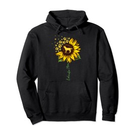 Labrador Mom Sunflower Labrador Retriever Gifts Dog Mom Mama Pullover Hoodie
