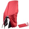 Trockolino Children’s Bike Seat Rain Cover, red