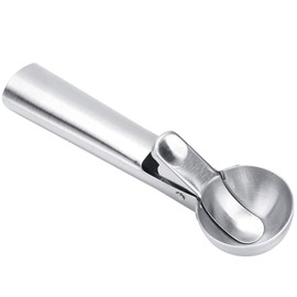 Fdit cuchara de 17,78 cm de acero inoxidable para helado, postres, frutas, té helado, ensalada, sandía, utensilios de cocina para uso doméstico