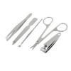 Travel Manicure Set, Eyebrow Scissors, Nail Clipper Cutter File