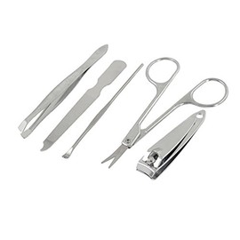 Travel Manicure Set, Eyebrow Scissors, Nail Clipper Cutter File