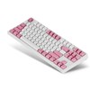 Leopold FC750RBT White/Pink TKL Bluetooth PD Double Shot PBT Mechanical