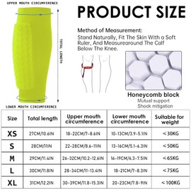 Shin Pads Children's Football, Shockproof Shin Pads for Football, Shin Pads Adults for Men and Women, Calf Protection for Football, Basketball, Cycling, Climbing
